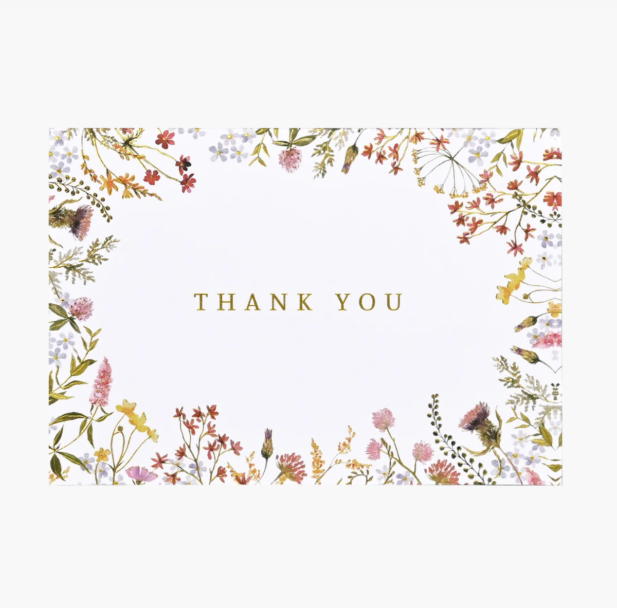 Wildflowers Thank You Note Cards