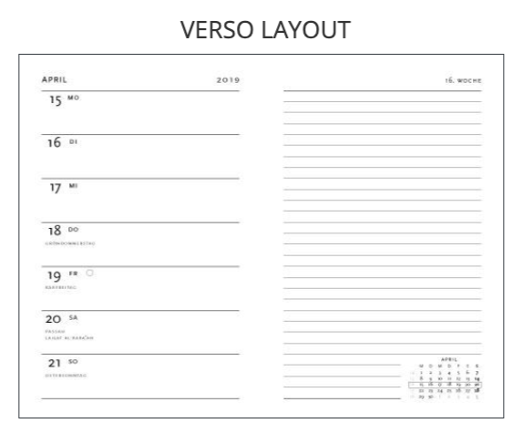 2026 12-month Planner - Anemone