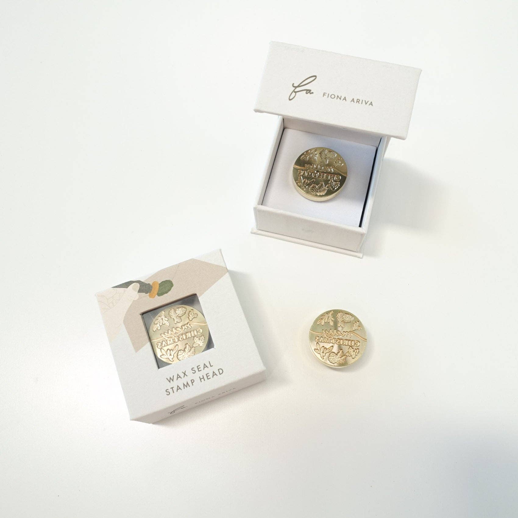 Merry Christmas wax seal stamp, wax seal kit or stamp head