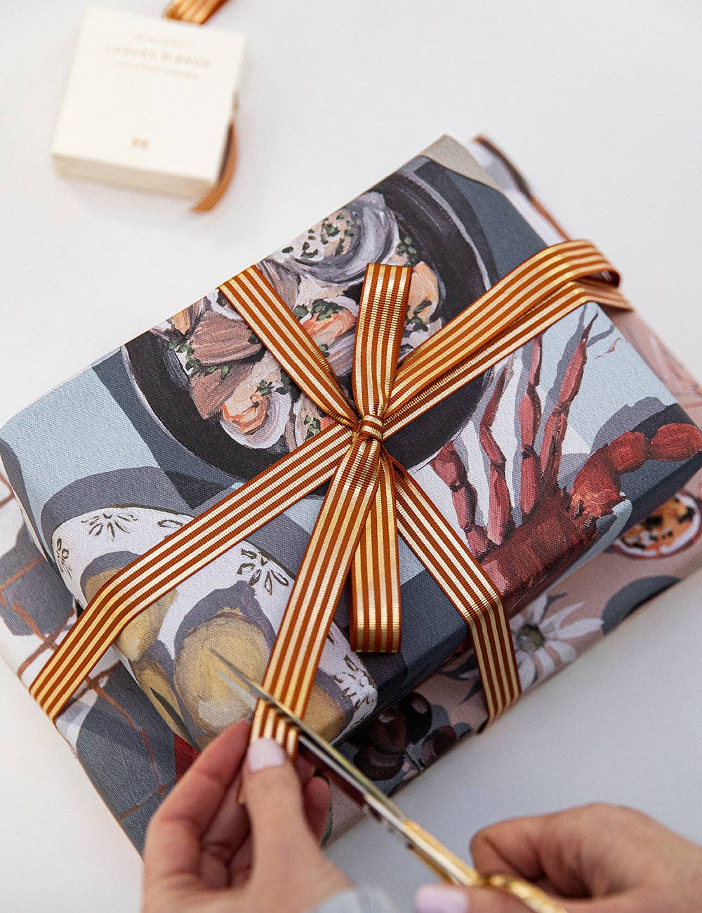 Summer Picnic / Crab & Squid Double Sided Wrap