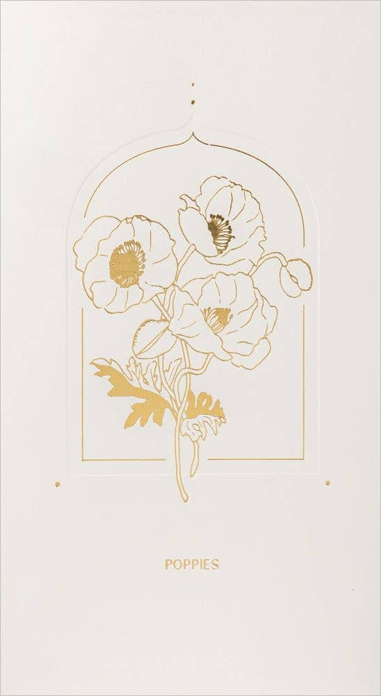 3D Pop-up Card-Poppies