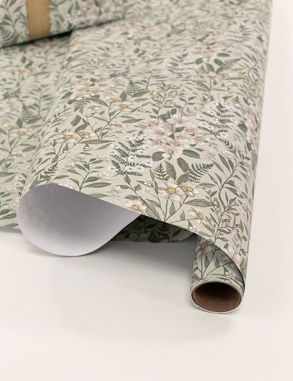Gift Wrap Roll 3m - Ivory Garden