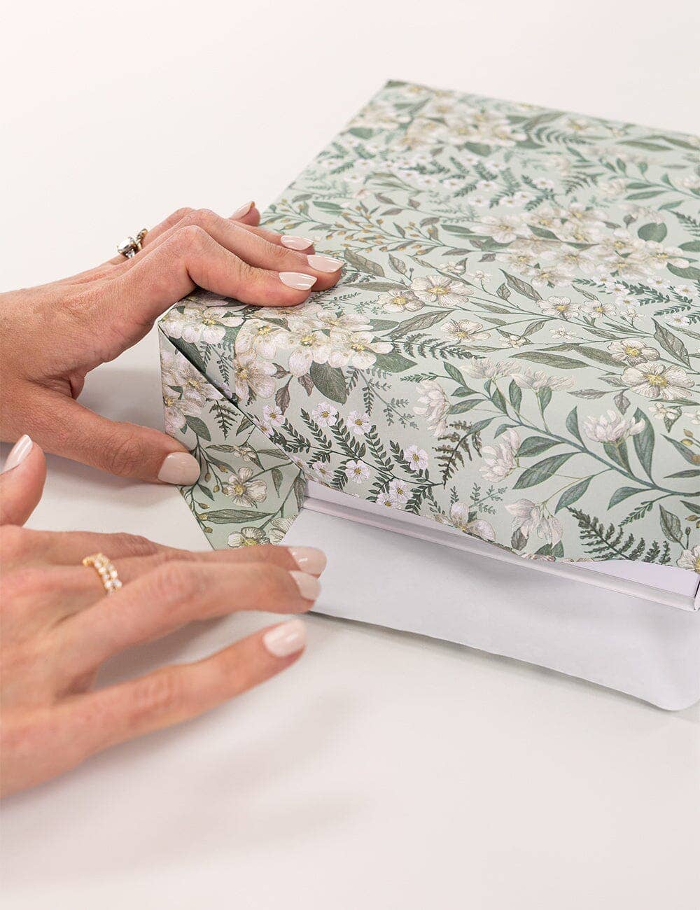 Gift Wrap Roll 3m - Ivory Garden