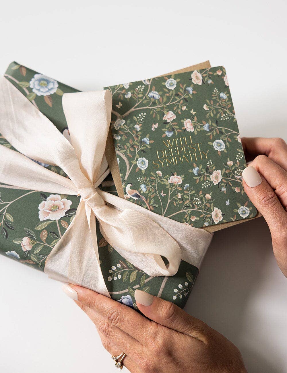Camellia Tree / Summer Garden Double Sided Gift Wrap