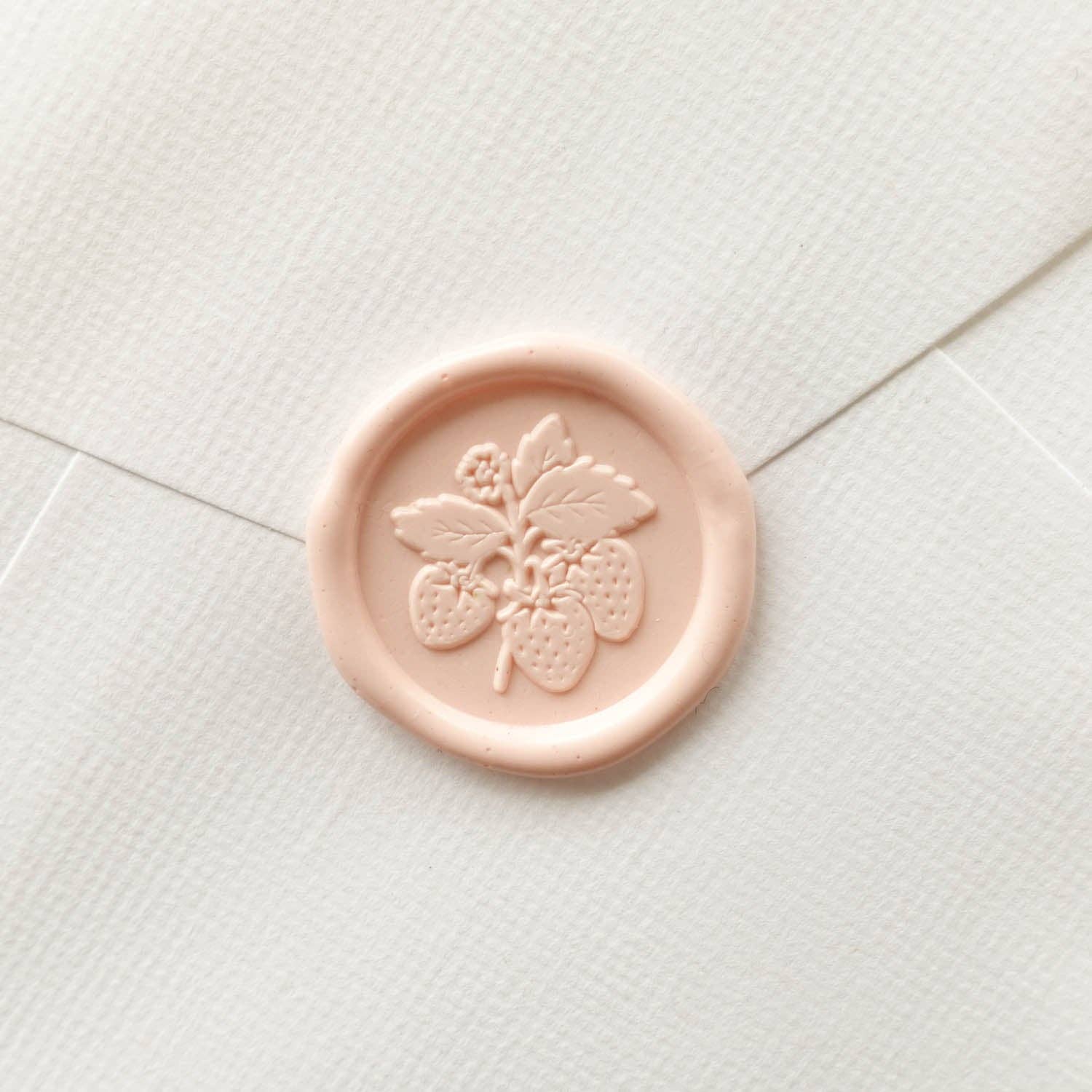 Strawberry wax seal stamp