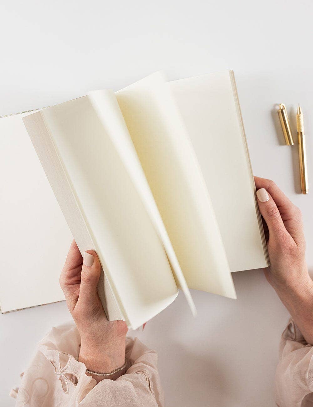 Linen Bound Journal - Bramblefloss (Blank)