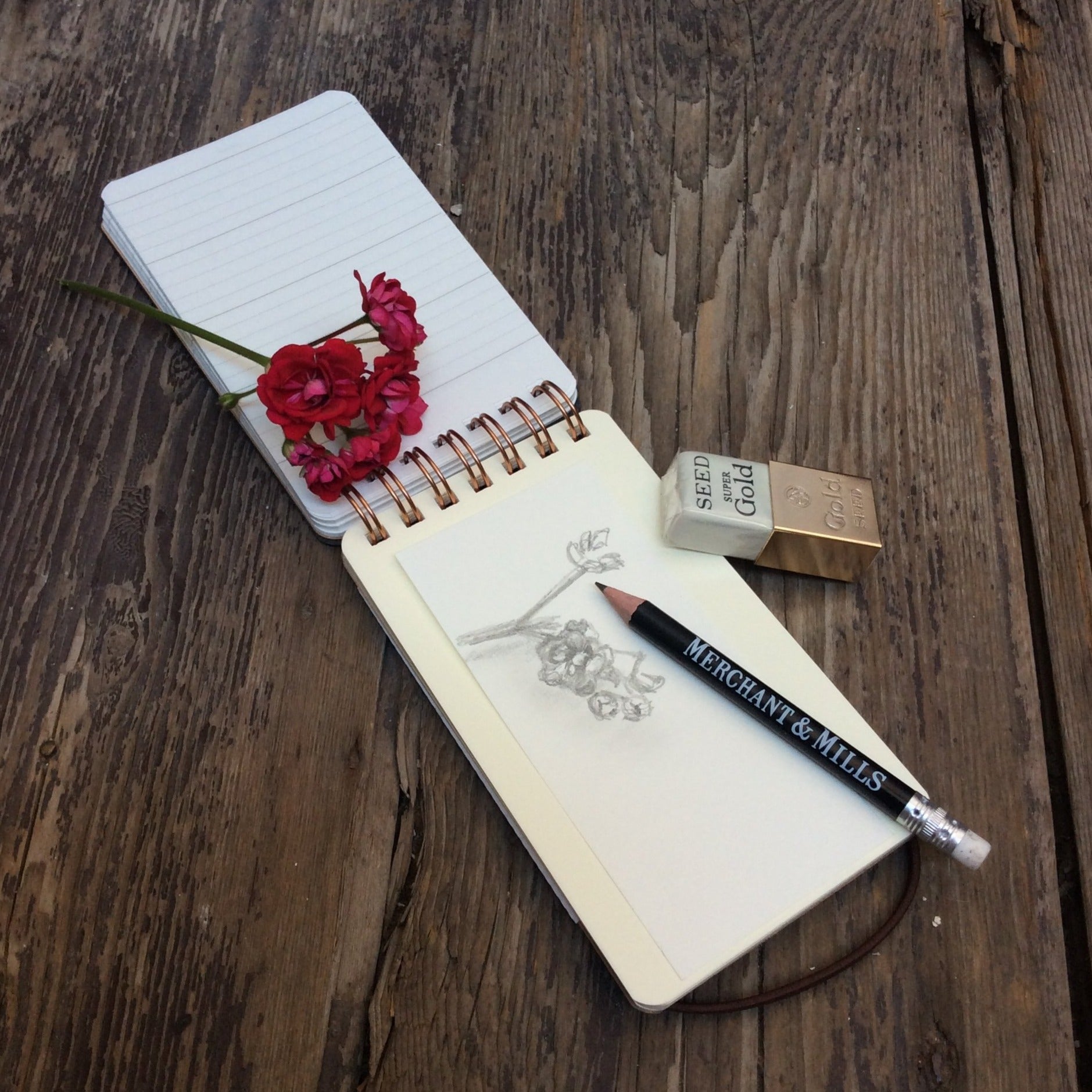 Grain Recycled Leather Notepad