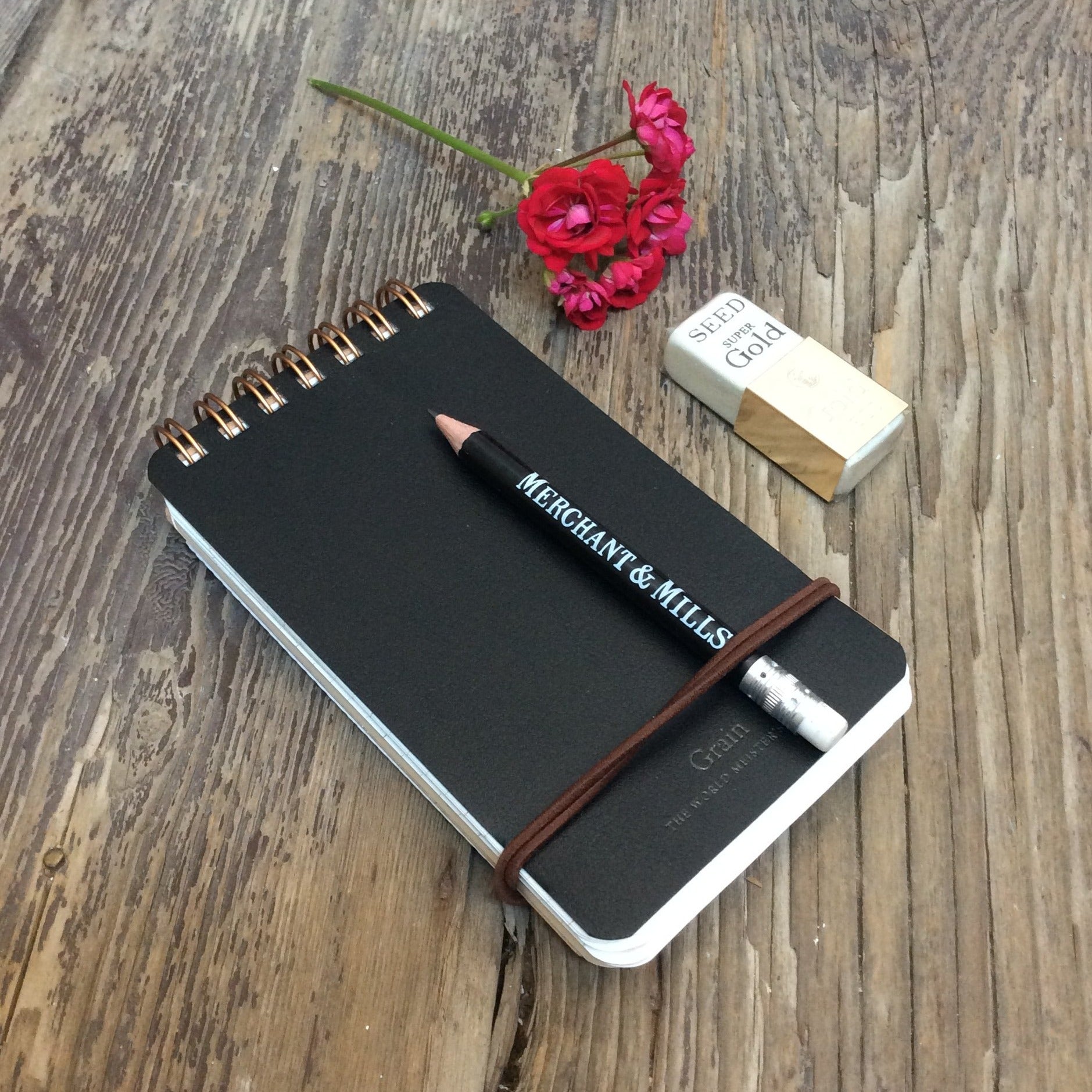 Grain Recycled Leather Notepad