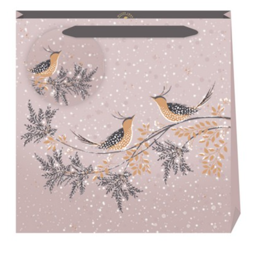 Sara Miller Medium Gift Bag -  Winter Snow