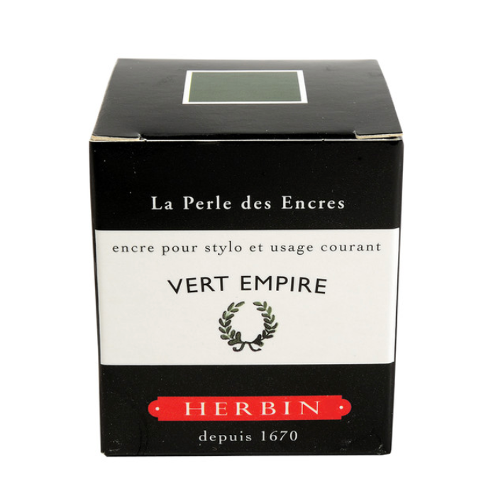 J.Herbin - Fountain Pen Ink - Napoleon Green (Vert Empire) : 30ml