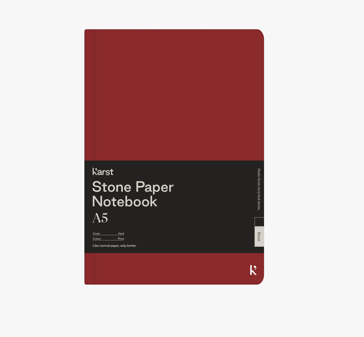 A5 Hard Cover Stonepaper Notebook - Ruled