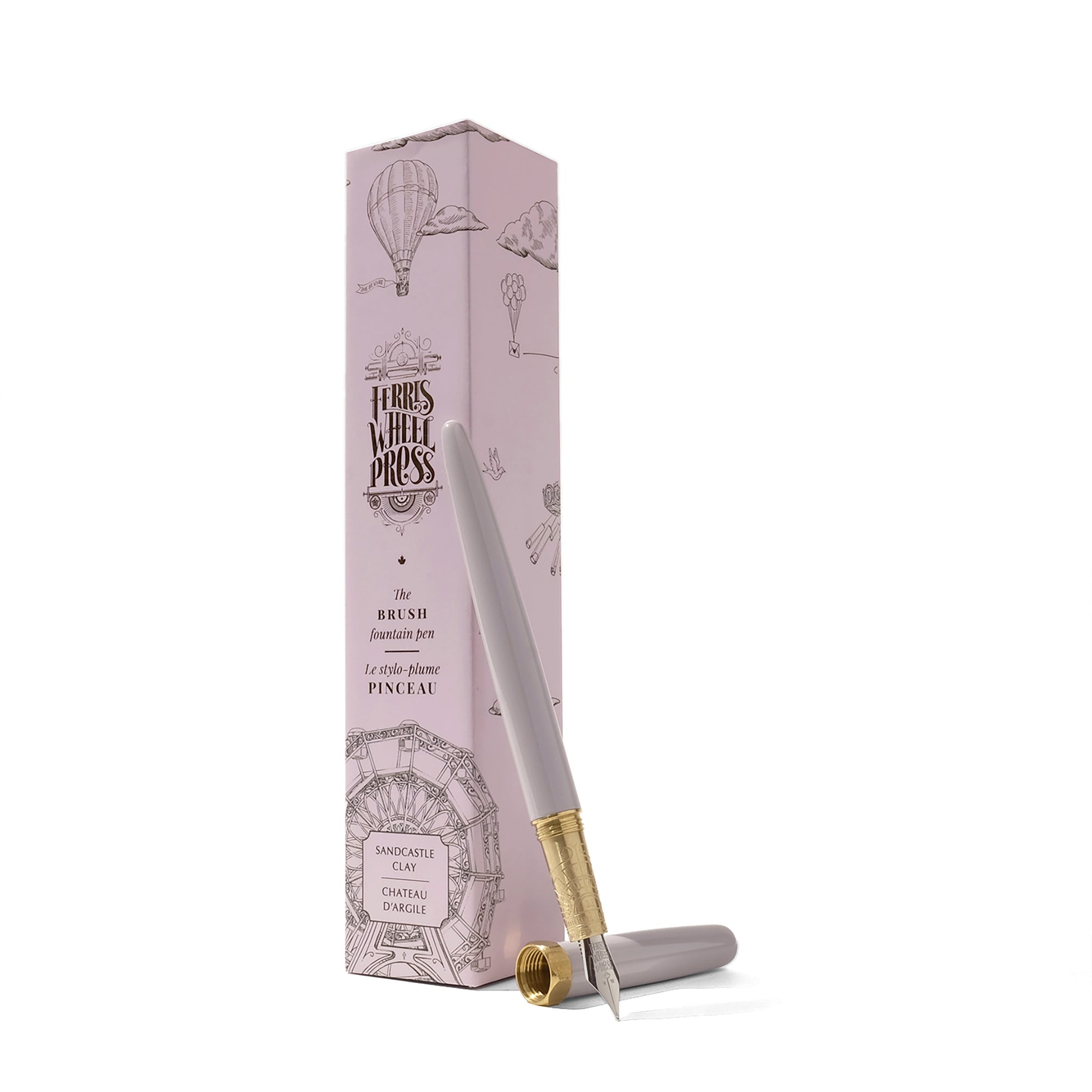 Brush Fountain Pen - Sandcastle Clay